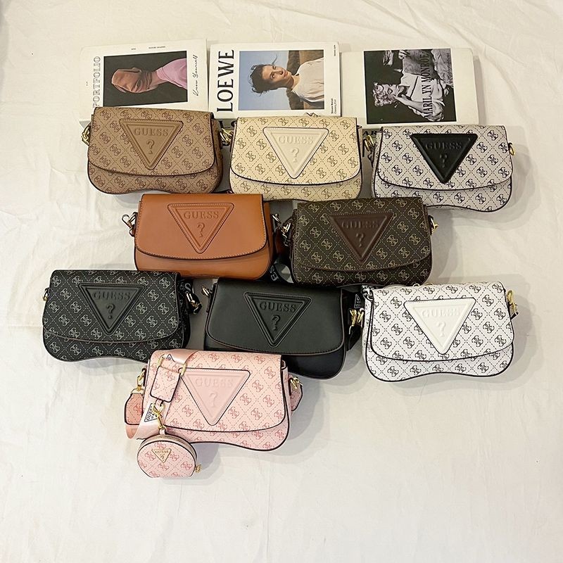 พร้อมกล่อง+ถุงเก็บฝุ่น5 สี PROMO Guess Women Camera Sling Bag & Shoulder Bag