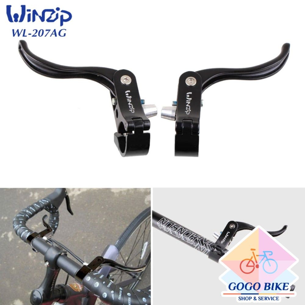 [GoGo Bike] มือเบรคกลาง - เบรคเสริมอลูมิเนียมจักรยาน WINZIP