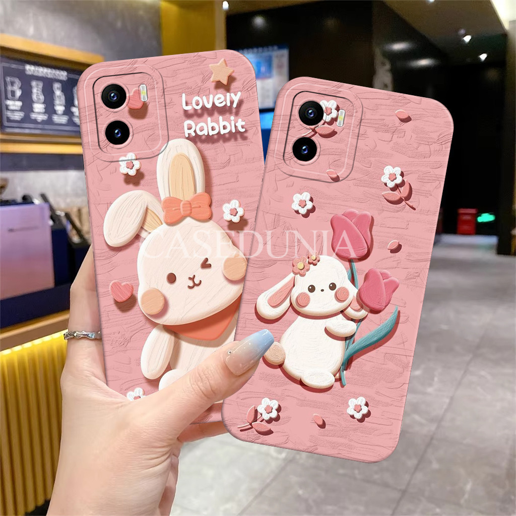 HP Softcase Vivo Y15s/ Y01/ Y15a/ Y15a Motif R4bit - เคสระดับพรีเมียม - ปลอกมือถือ - ทุกประเภท