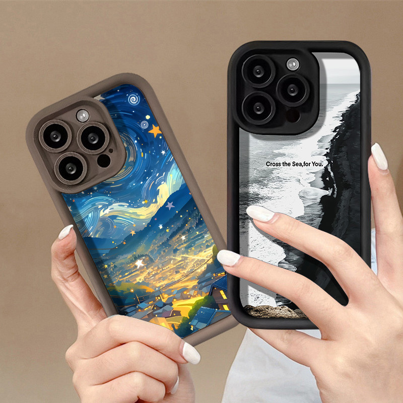 INS For เคส Xiaomi Poco X6 M6 C65 Redmi Note 13 13C 14C 12 9A 12C 11S 9 Pro 10 10C 9C 11 lite 5G Sea เคสกันกระแทก