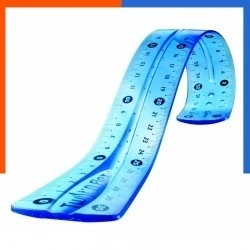 ไม้บรรทัด งอได้ PVC ไม้บรรทัดเจล ม้วนได้ ไม่หัก ไม้บรรทัดเยลลี่ ยาว 20/30 cm (6/12 นิ้ว) Flexible Soft Ruler US.Station