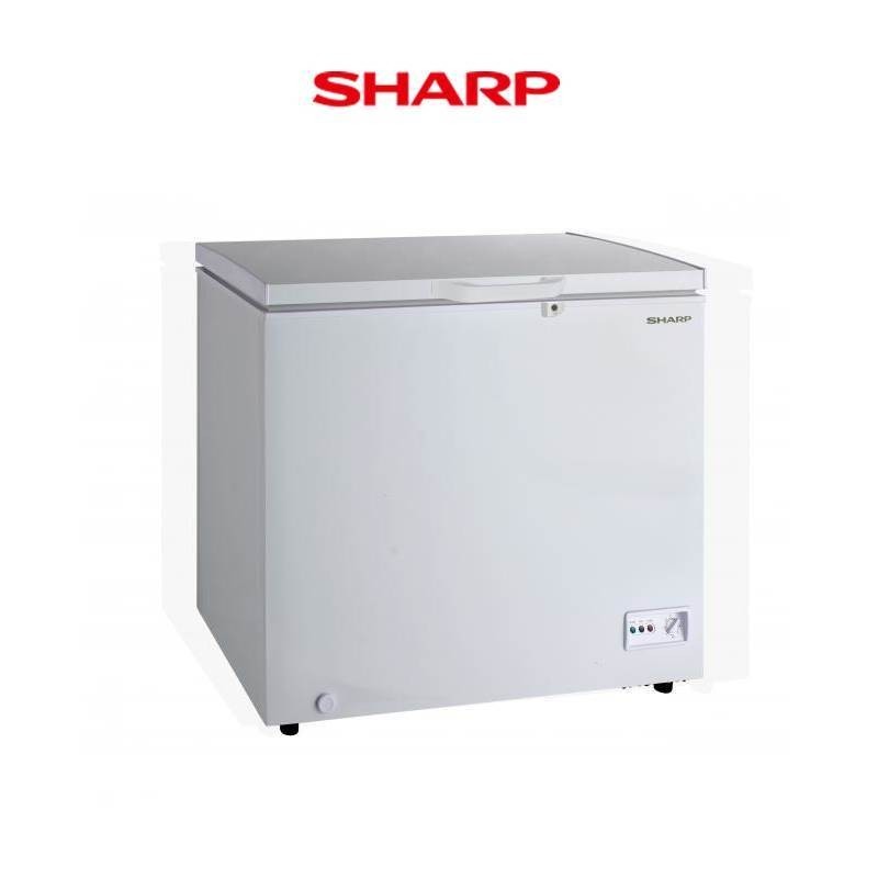SHARP Chest Freezer ตู้แช่แข็งชาร์ป ขนาด 190 ลิตร รุ่น SJ-CX200T-W