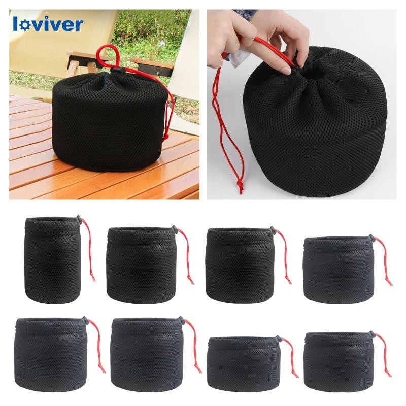 [Loviver] กระเป๋าหูรูด อเนกประสงค์ สําหรับใส่จัดเก็บหม้อ ของใช้จิปาถะ ตั้งแคมป์