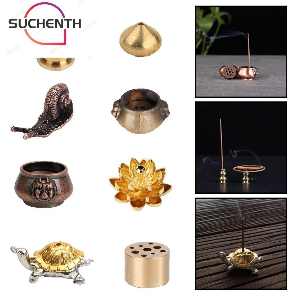 Suchenth ที่วางธูป งานฝีมือ เครื่องประดับ ตกแต่งบ้าน คาเฟ่ รูปทรงแบบดั้งเดิม เสียบธูป