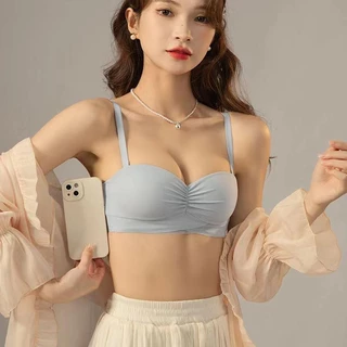 #162 เสื้อชั้นในไร้สายเซ็กซี่ ป้องกันการหย่อนคล้อย ขนาดเล็ก สําหรับผู้หญิง COK