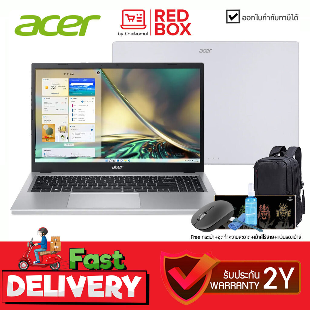 [Ryzen7+Ram16GB วินโดร์+ออฟฟิตแท้ ของใหม่ประกัน 2 ปี] Acer Notebook ASPIRE 3 A315-44P-R11P 15.6 FHD 
