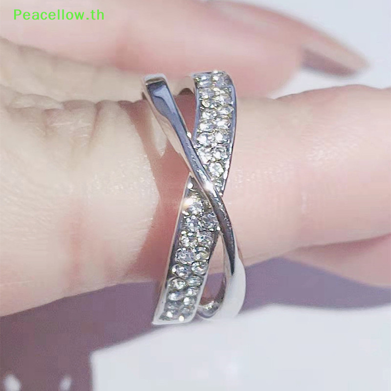 Peacellow แหวนกระชับสัดส่วนแหวนผู้หญิงการเผาผลาญไขมันลดน้ําหนักเครื่องประดับ TH