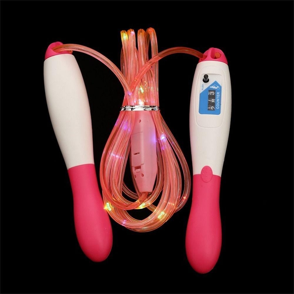 เชือกกระโดด LED พลังงานแสงเรืองแสงสำหรับการออกกำลังกายที่สนุกสนาน พร้อมให้ทั้งผู้ใหญ่และเด็กใช้งาน - รูปที่ 2