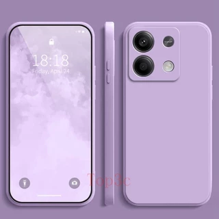 Case Poco M6 Pro/Poco X6/PocoC65/Poco X5 Pro/Poco X5 5G/PocoX6 Pro สีทึบซิลิโคนเหลวป้องกันการตกเคสโทรศัพท์ YT