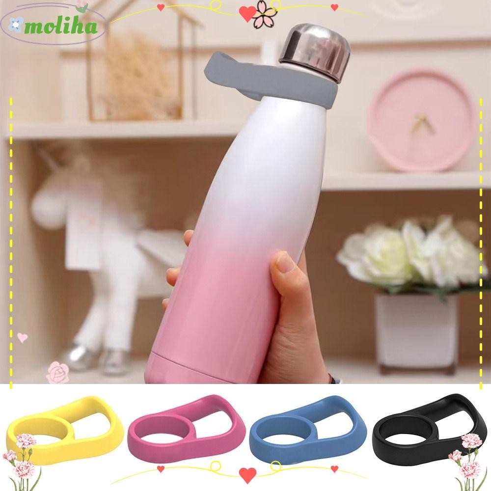 Moliha สายคล้องขวดน้ําซิลิโคน แบบพกพา 37 มม.