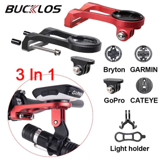 Bucklos ขายึดไมล์ ชาร์จใหม่ได้ RB MTB ขาจับไมล์จักรยาน ขายึดไฟฉาย ชิ้นส่วนจักรยาน GARMIN Bryton CATEYE GoPro ไมล์จักรยาน