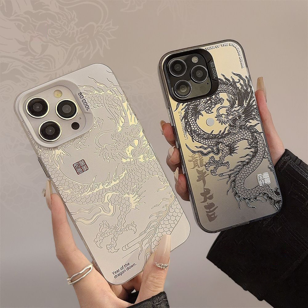 Luxury Dragon Totem Armourเคสโทรศัพท์สําหรับGalaxy S26 S25 S24 S23 S22 Ultra Plus S20 S21 S23 S24 FEแฟชั่นIMD Hard Cover