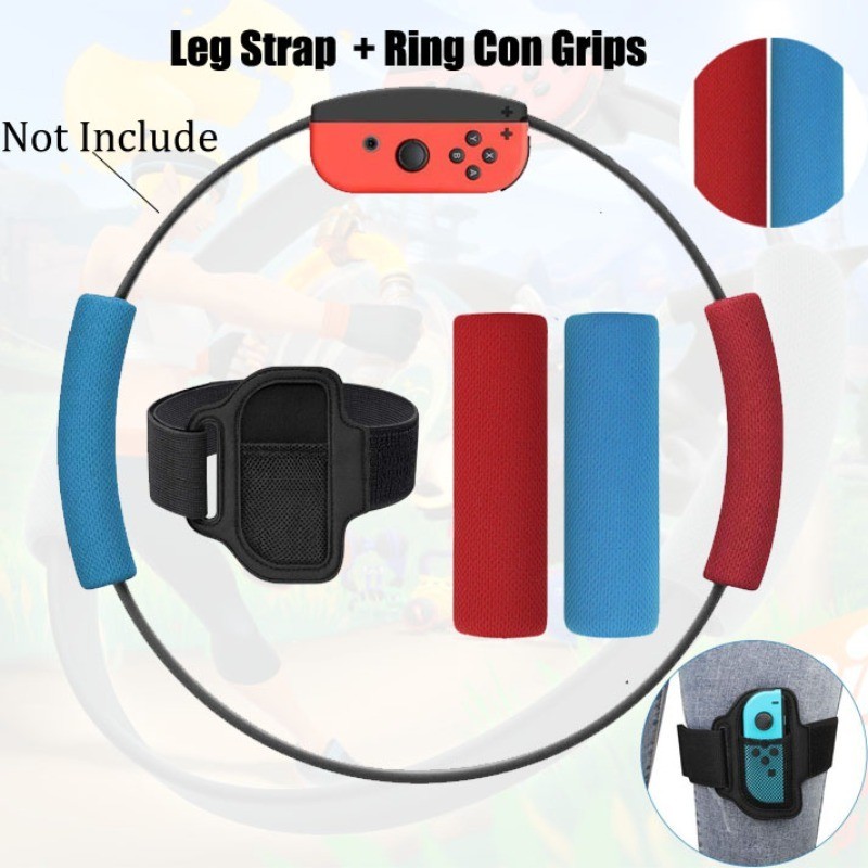 ชุดอุปกรณ์เสริม แหวนมือจับ กันลื่น ปรับได้ 1 ชิ้น สําหรับ Nintendo Switch Adventure 2 Ring