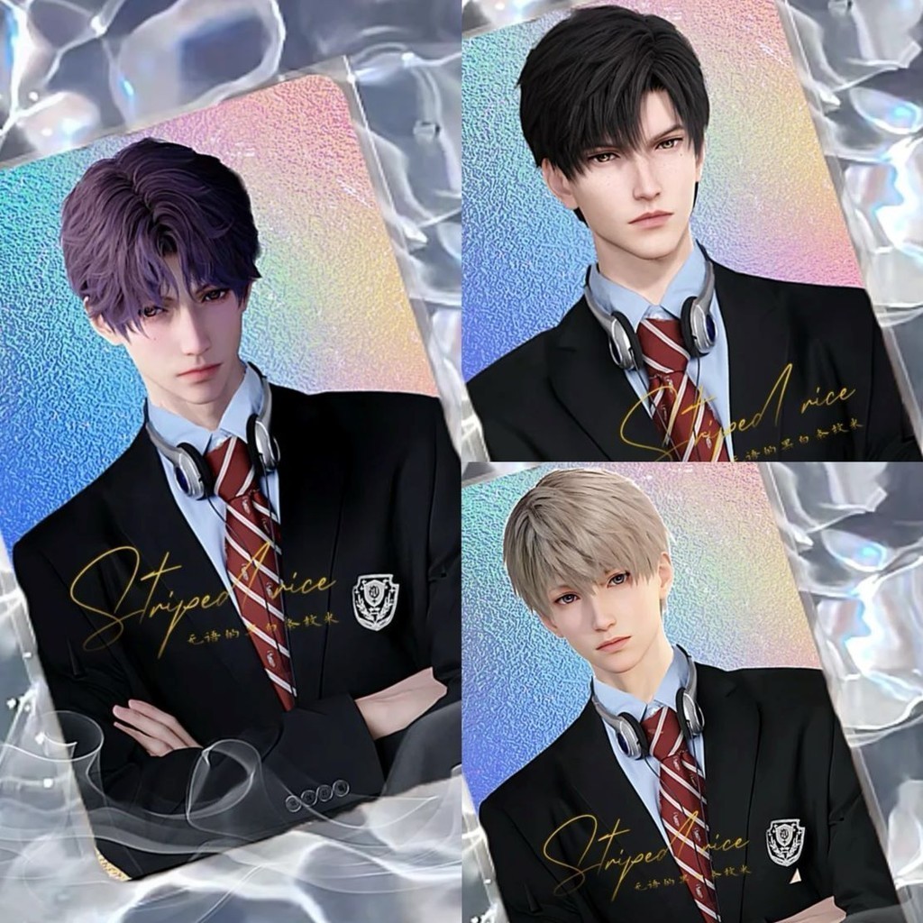 การ์ดเกมเลเซอร์ Xavier Zayne Rafayel เครื่องแบบนักเรียน สําหรับเก็บสะสม