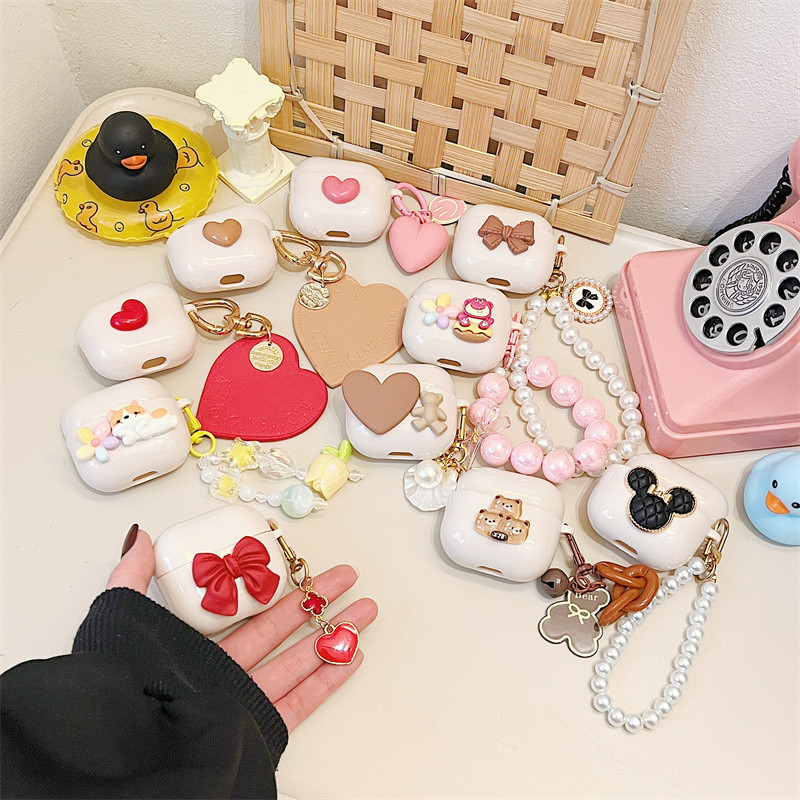 เคสหูฟัง เหมาะAsaki AK-PODSPRO เคส Case สําหรับ เคสหูฟัง ใหม่ DIY จี้สร้อยคอแฮนด์เมด