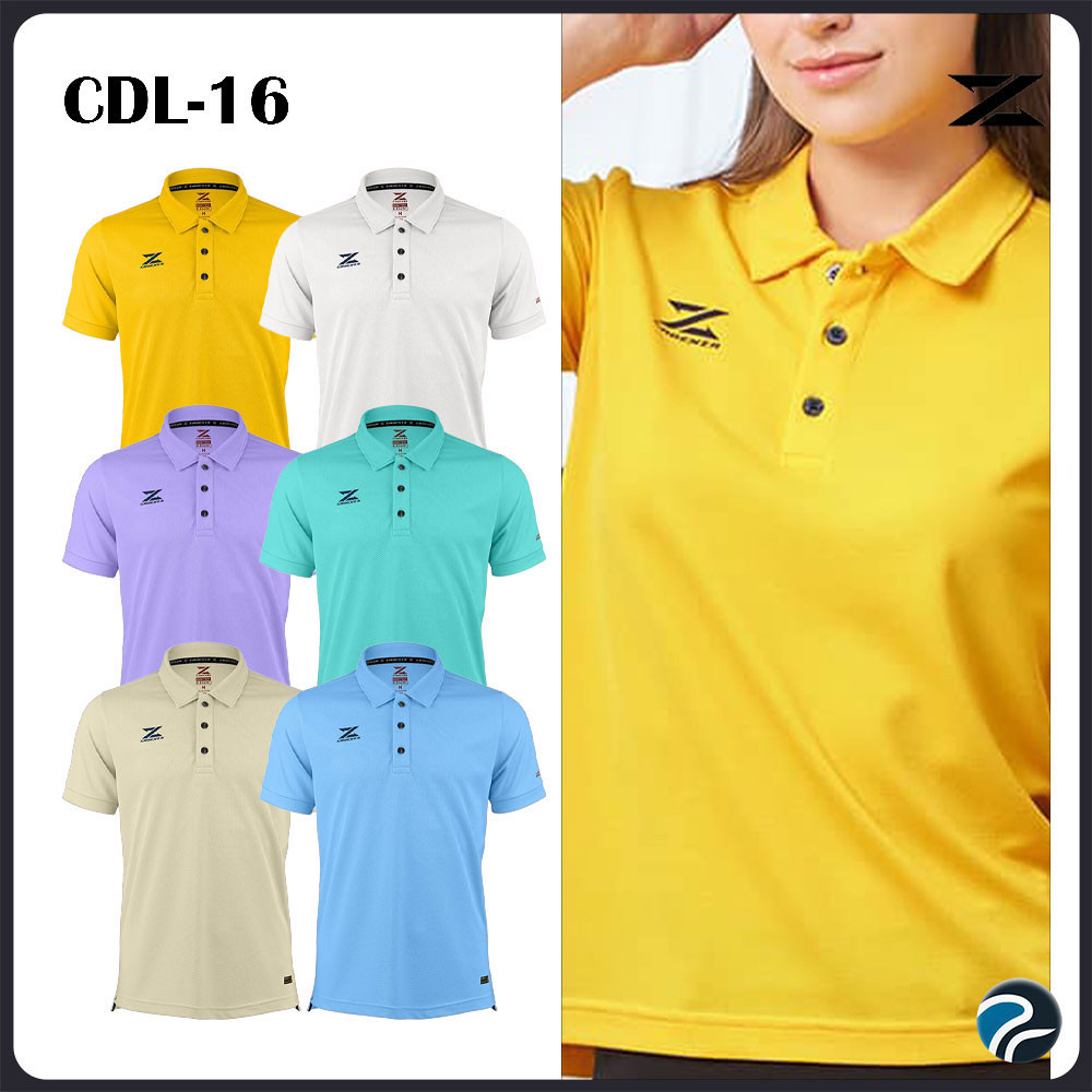ถูกชัวร์ไม่มั่วนิ่ม เสื้อโปโล เสื้อโปโลแขนสั้นคาเดนซ่า CADENZA POLO รหัส CDL-16 ชุดที่ 2 แท้100%