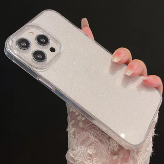 จัดส่งทันที เคสใสกากเพชร สำหรับ iPhone 16e 17e 17 11,12,13,14,15, Pro Plus Max Promax Xs Xr Max 7,8,SE2,SE3 7Plus 8Plus