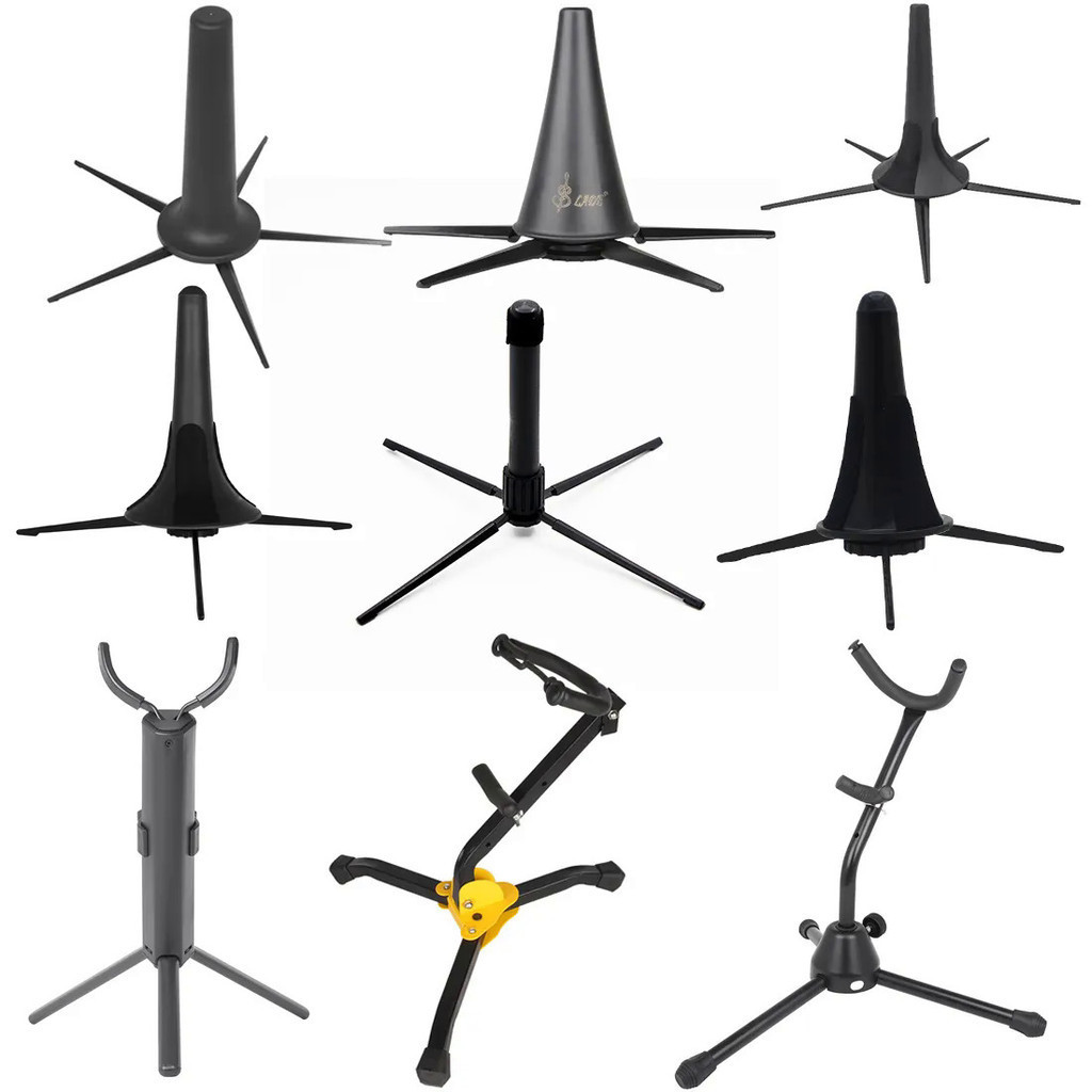 Saxphone/Clarinet/Trumpet/Flute Stand Folding Portable Sax Bracket Clarinet Holder Stand Woodwind In