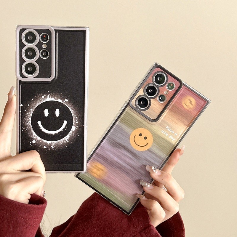สําหรับ Infinix Zero 30 หมายเหตุ 40 Pro Pro VIP 12 G96 G88 Hot 50 30i 30 20 Play 20S 20i 50i GT 10 สมาร์ท 7 8 9 4G 5G ฝาครอบ Smile ป้องกันกล้อง Square Jelly นุ่มเคสโทรศัพท์