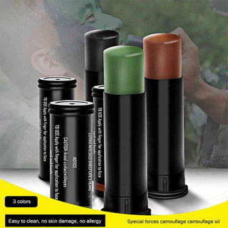 ร้านคนไทย! สีพรางหน้าทหาร 3แท่ง3สี ตำรวจ วู้ดแลนด์ ปลอดภัยสำหรับเด็กและผู้ใหญ่ เหมาะกับกิจกรรมกลางแจ้ง