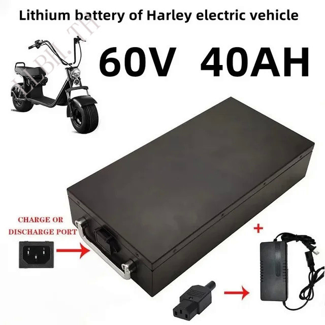 DIJIAR 60V 40ah electric scooter for 250W~1500W motorcycle/tricycle/bicycle waterproof lithium batte