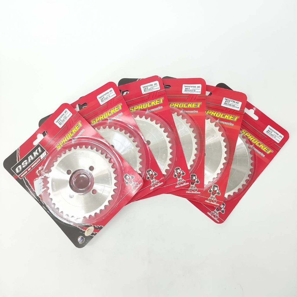 OSAKI สเตอร์หลัง เลส DASH,SONIC,LS,TENA,NOVA-S,NOVA-RS (ขนาด 37-42 ฟัน) ตรงรุ่น แข็งแรง ทนทาน เงา สวย ได้มาตรฐาน