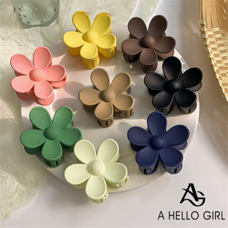 กิ๊บติดผมอะคริลิค ลายดอกไม้ สีสันสดใส แฟชั่นสําหรับผู้หญิง