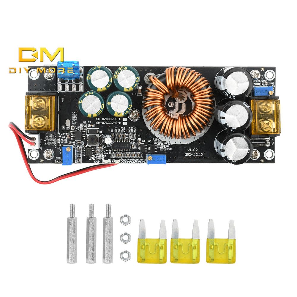 Diymore 1200W 20A/1800W 40A Boost Power โมดูล DC-DC Boost Converter แรงดันไฟฟ้าคงที่กระแสไฟคงที่ปรับแรงดันไฟฟ้า Converter