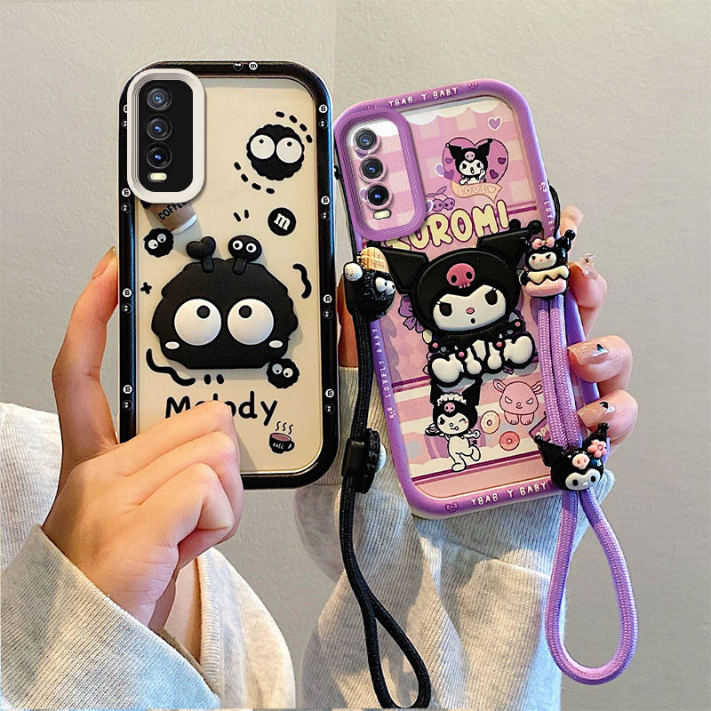 เคส vivo y20 น่ารัก 3D ตุ๊กตาเคสโทรศัพท์สําหรับ  กรณี vivo y12s y20s y20g y20i y20t y20a ฝาครอบ