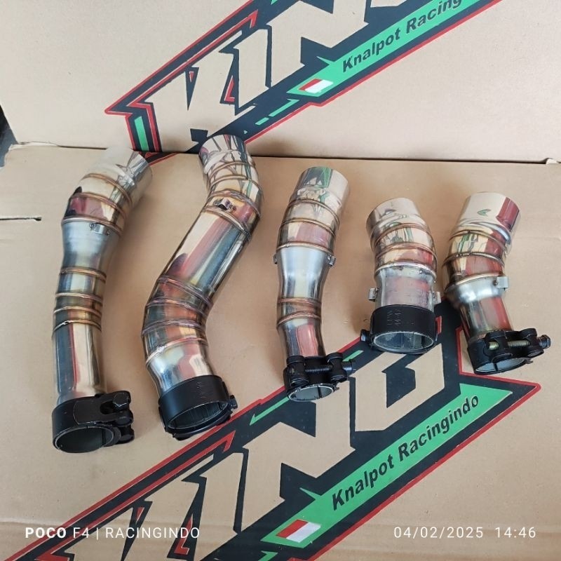 LOKAL Racing ท่อไอเสียบนท่อ cbr 250 thailand cbr k45 nocal ninja 250 fi kawasaki z250 cbr 250 rr ฯลฯ