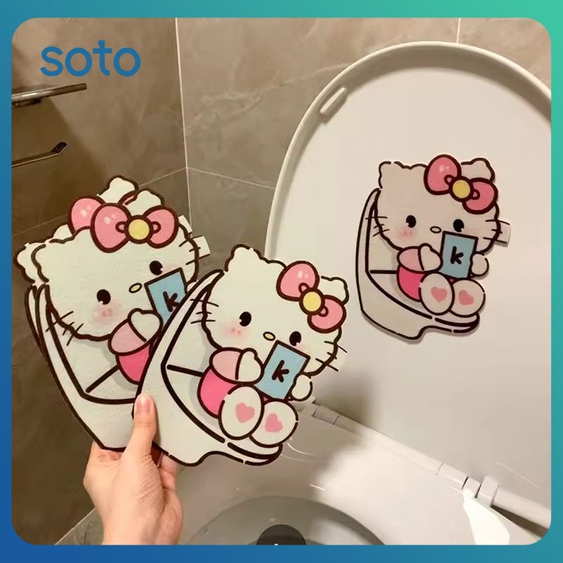 ♫ สติกเกอร์ดับกลิ่น Sanrio Hello Kitty สติกเกอร์ดับกลิ่นห้องน้ำลายอนิเมะ Crayon Shin-chan สติกเกอร์ดับกลิ่นห้องน้ำสุดน่ารัก