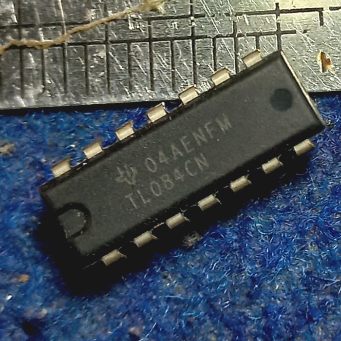 IC TL084 TL084CN TL 084 ORIGINAL TEXAS ORIGINAL opamp เครื่องมือ Fajar electro 2
