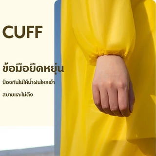 เสื้อกันฝน EVA เสื้อกันฝนแฟชั่น ชุดกันฝน Rain coats เสื้อกันฝนผู้ใหญ่ เสื้อกันฝนฉุกเฉิน 100 กรัม คุณภาพดี