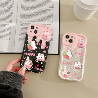 🌵Lucy🌵ส่งจากไทย เคสโทรศัพท์มือถือนิ่ม สเตอริโอ เคสไอโฟน กันกระแทก IPhone 16 15 14 13 12 11 Promax 7 8Plus X/XSMax