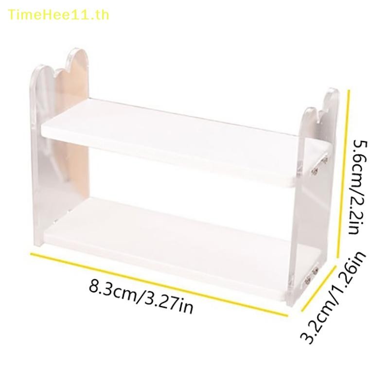 Timehee 1:12 Dollhouse Miniature Storage Rack อาหารขาตั้งจอแสดงผล Mini ชั้นวางชั้นวางหนังสือชั้นวางดอกไม้เค้กขนมปังชั้นวางของของเล่น TH