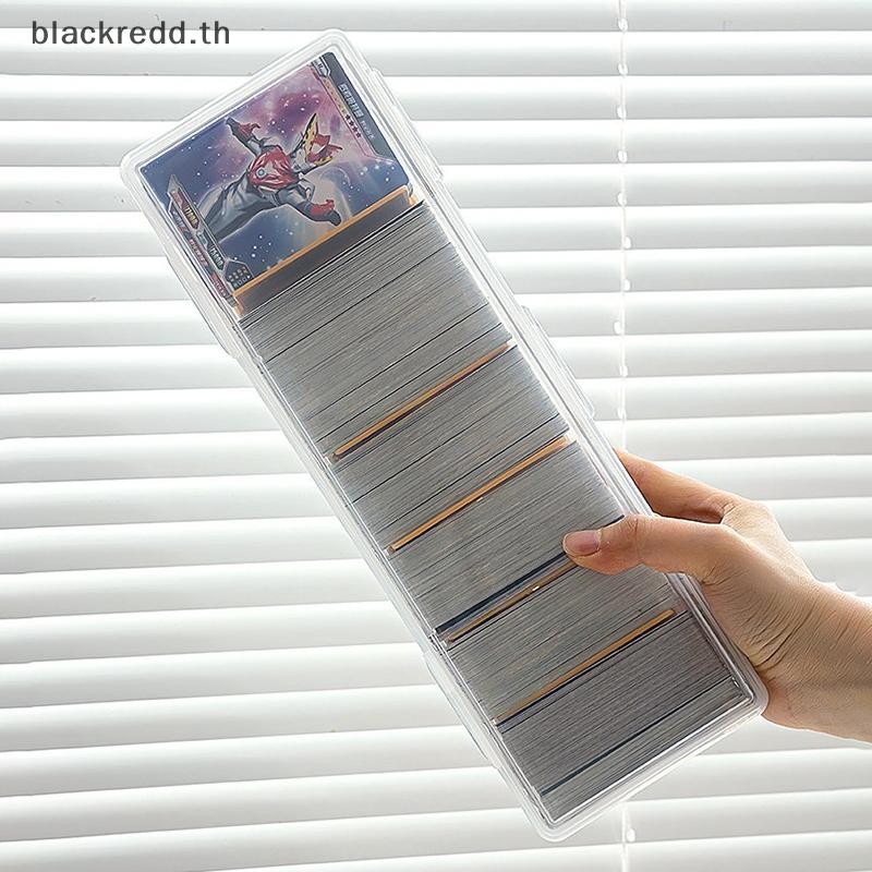 Bred พลาสติกใสกล่องจัดระเบียบช่องใส่ 550+ กล่องเก็บการ์ดเกมพร้อมตัวแบ่งปรับได้สําหรับการ์ด PTCG/MTG .
