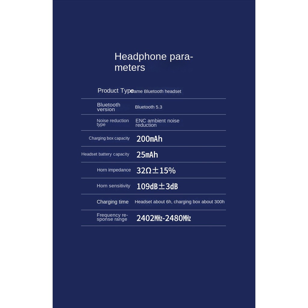 Esports หูฟังบลูทูธสําหรับเล่นเกมไร้สาย X39 in ear latency ต่ําสไตล์เมชาเย็นสองโหมด