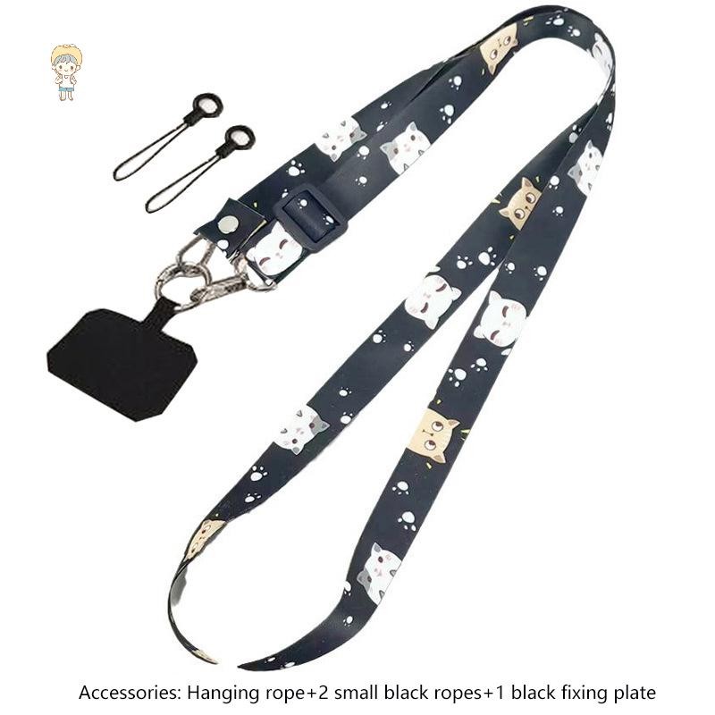 Ars Mobile Phone Lanyard Outdoor Travel Climbing Rope Crossbody ปรับความยาวได้การ์ตูนโทรศัพท์มือถือ Case Lanyard Snoopy TH