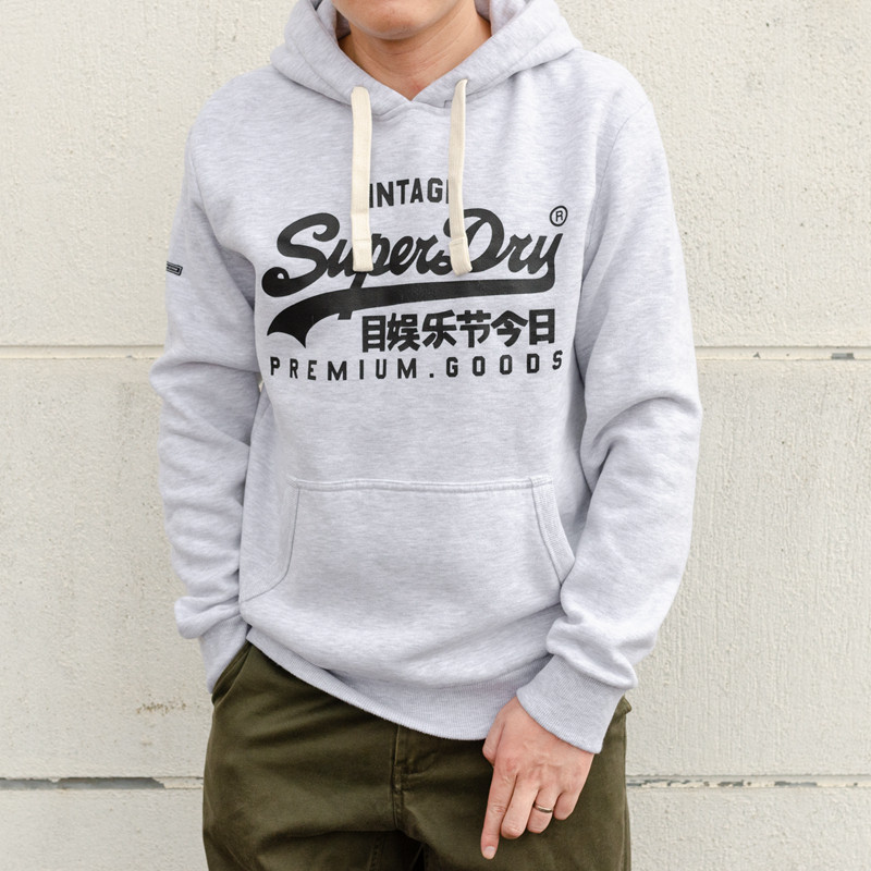 Street Wear Superdry Superdry Fashion Casual Hooded Sweatshirt Printing