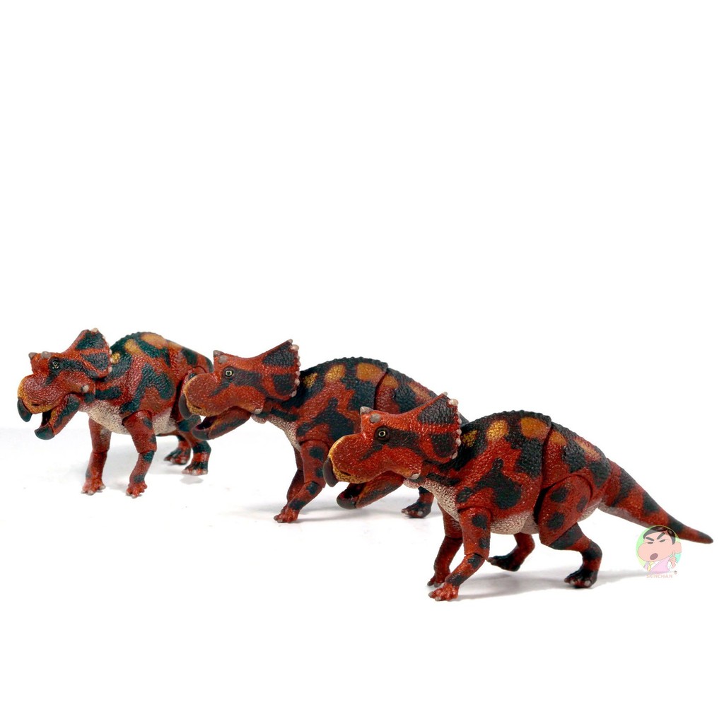 CREATIVE BEAST STUDIO Baby Diabloceratops – 1/18th scale action figure- 3 Pack