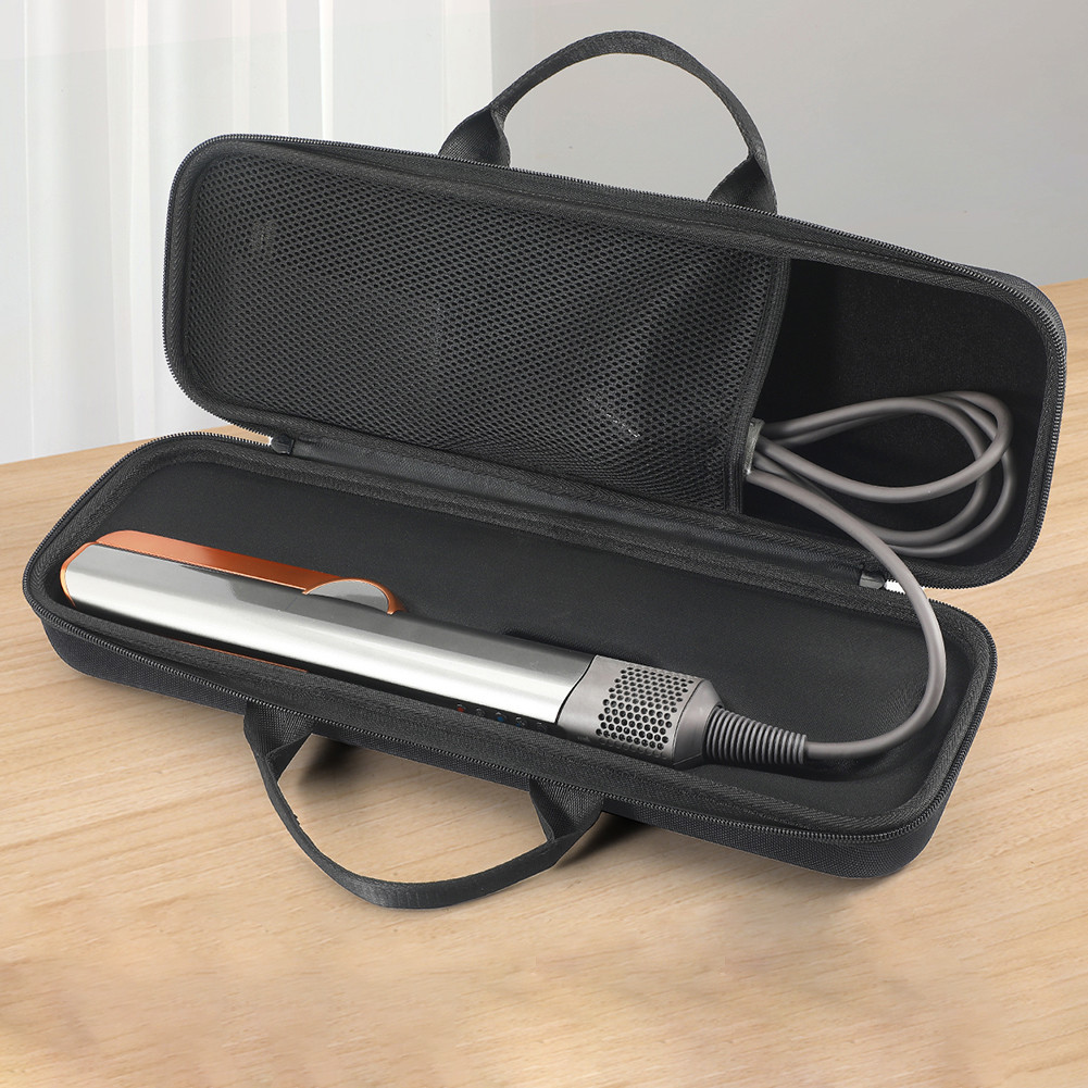 กระเป๋าเดินทางกันกระแทกสําหรับ Dyson Airstrait/Corrale เครื่องหนีบผม, กันน้ํา Anti-Scratch Storage Organizer, แบบพกพาทนความร้อนกระเป๋ามีซิป