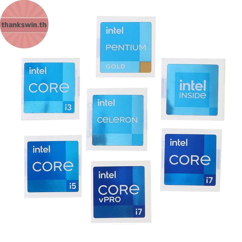 Thankswin 5pcs ใหม่ 11 รุ่น i3 i5 i7 VPRO INSIDE แล็ปท็อปเดสก์ท็อป CPU DIY สติกเกอร์ th