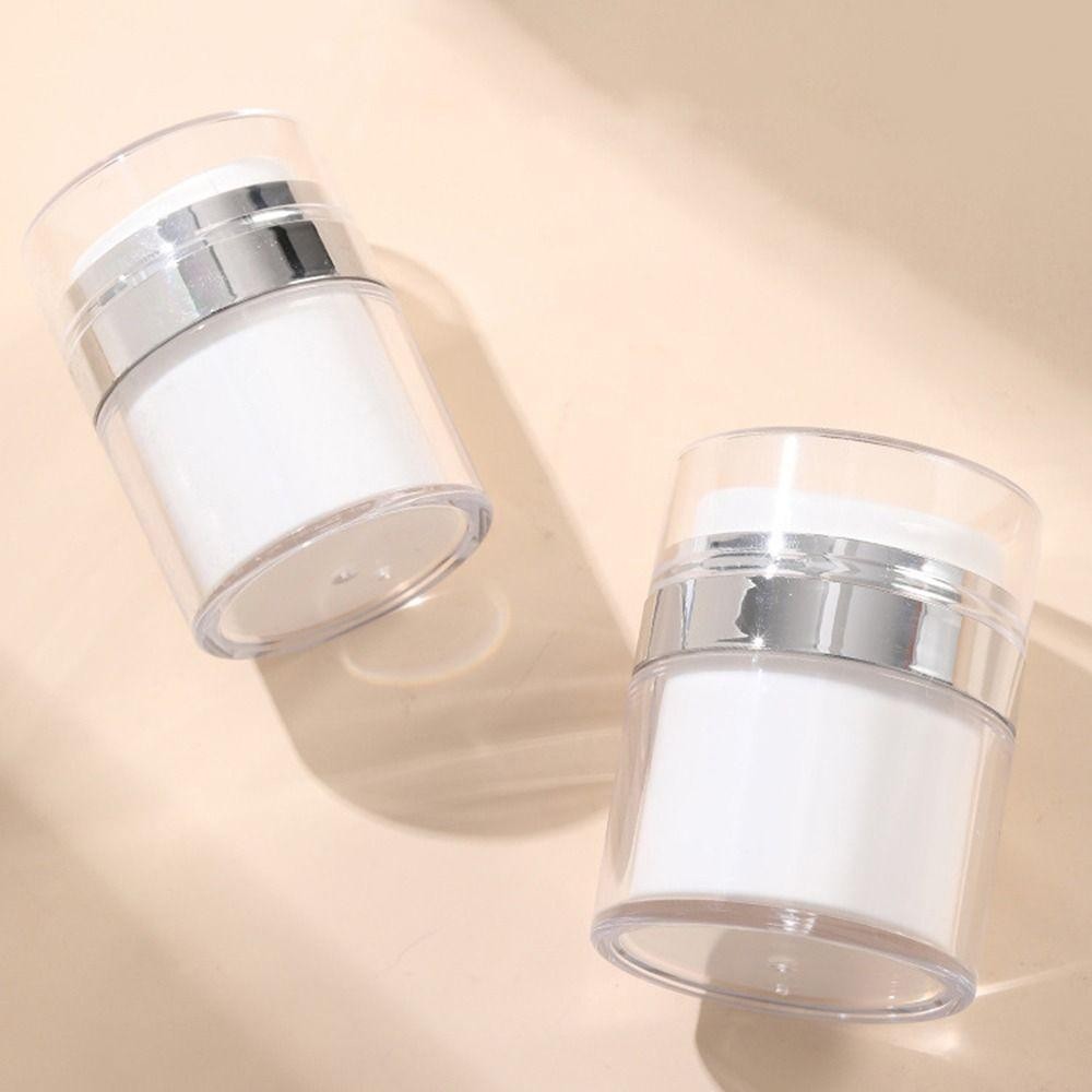 Suchenth ขวดรีฟิล, อะคริลิค 15/30/50/100ml ขวดแต่งหน้า Sub-Bottling, Press-On ขวดครีมสูญญากาศ Travel