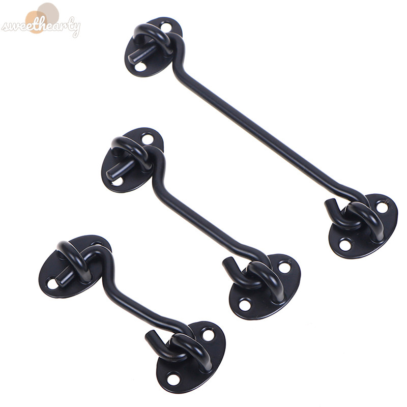 [Sweethearty] 1Set Latch Cabin Hook Eye Latch Easy Lock สําหรับประตูหน้าต่างใหม่