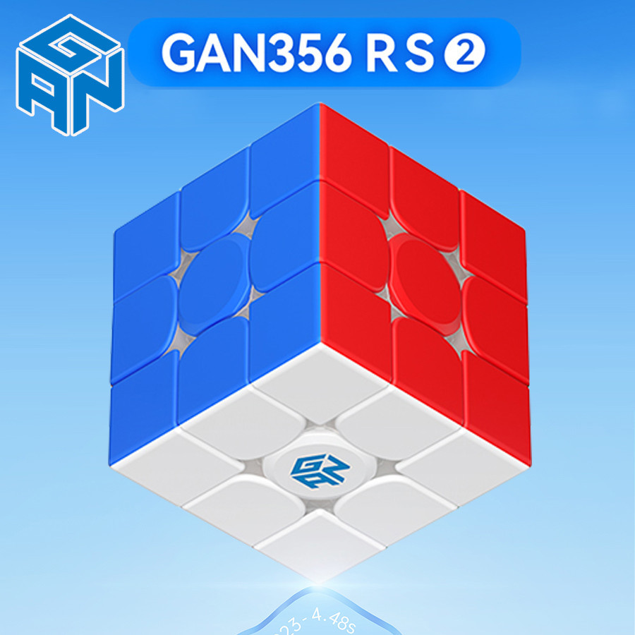 Gan 356 RS 2 Updated Version V2 GAN 3x3 Cube Professional GAN 356 RS 2 Speed Puzzle Cube Fidget สําห