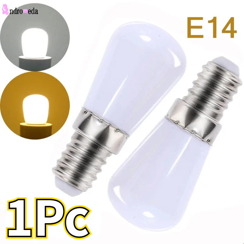 หลอดไฟ LED E14 220V ขนาดเล็ก สีขาว สําหรับตู้เย็น ห้องครัว ห้องนอน 1 ชิ้น