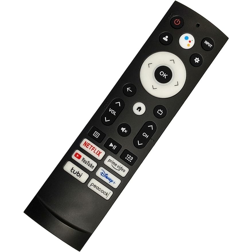 ERF3M90H เปลี่ยนเสียงระยะไกลใช้งานร่วมกับ Hisense สมาร์ททีวี A53FUA 50A53FUA 43A53FUA 75A53FUA 50A62