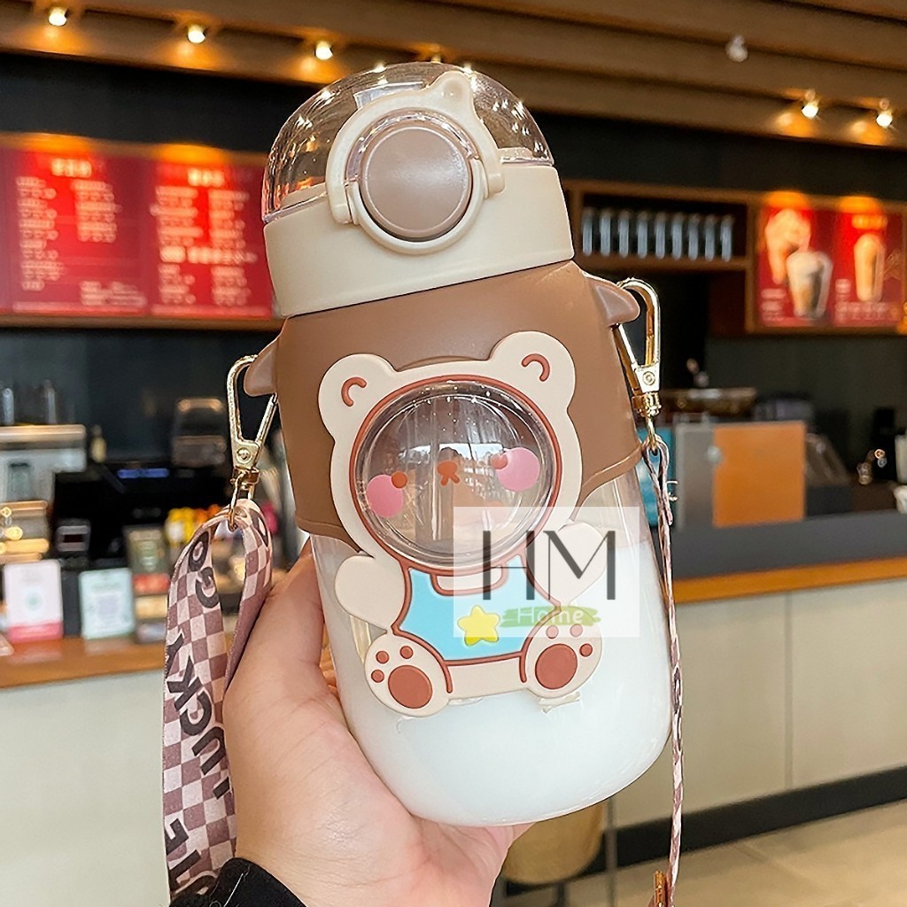 ขวดน้ำเด็ก สำหรับพกพา กระบอกน้ำไปโรงเรียน มีสายสะพาย ปริมาณ 700 ml รูปที่ 3