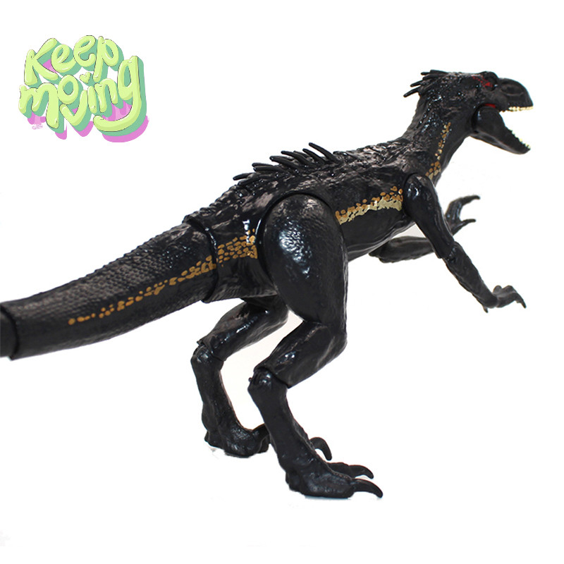 (KeepMoving) ของเล่นฟิกเกอร์ Jurassic World Park Indoraptor Velociraptor Active Dinosaurs สําหรับเด็ก