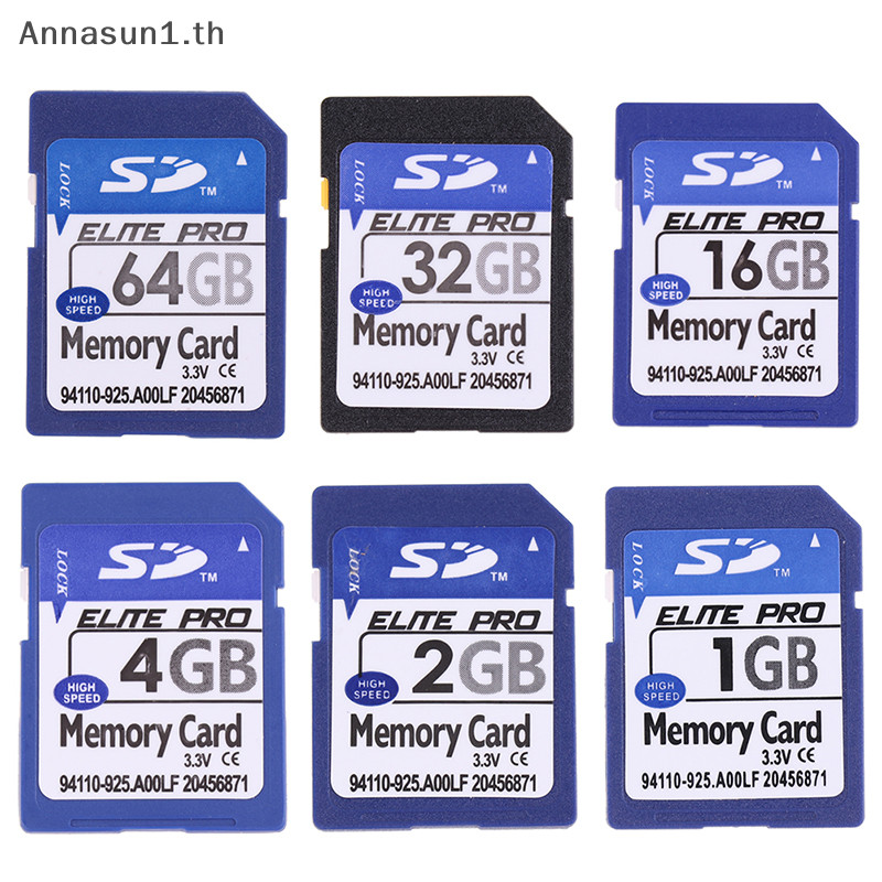 Annasun 1GB 2GB 4GB 8GB 16GB 32GB 64GB การ์ดหน่วยความจําแฟลชดิจิตอลที่ปลอดภัย TH